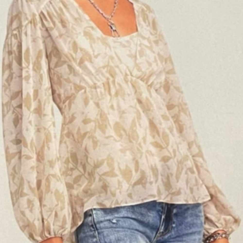 Cabi Couplet Cream‎ Blouse